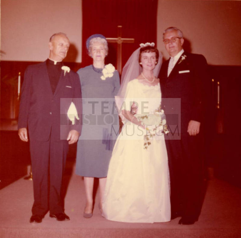Six photographs of the Reverend Cecil L. Prior, The First Congregational Church of Tempe.