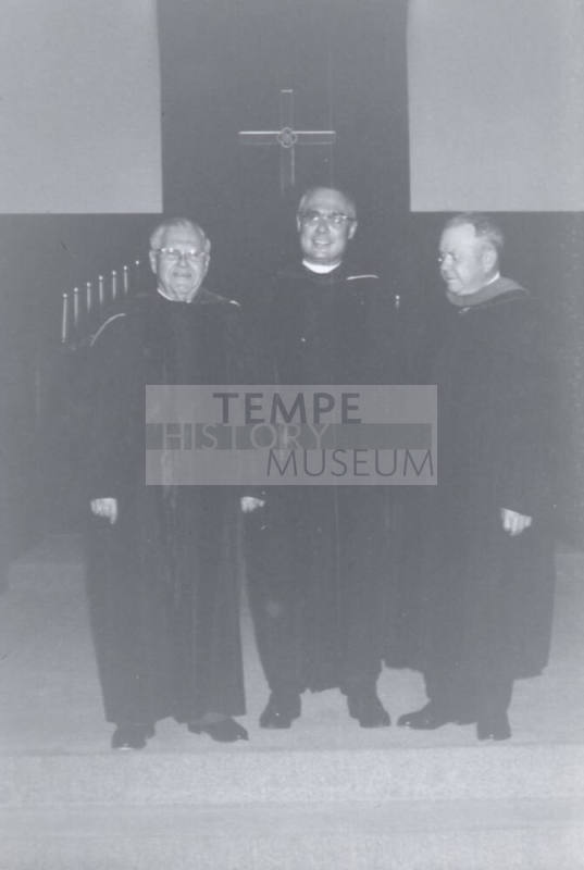 Photographs of Reverend Dean E. Dalrymple, the First Congregational Church of Tempe.