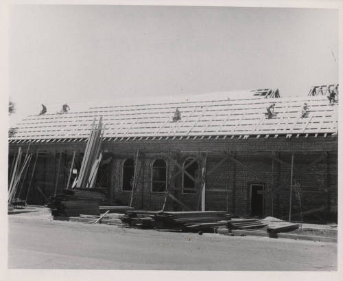 Photograph of First Congregational Church of Tempe Sanctuary construction new building.