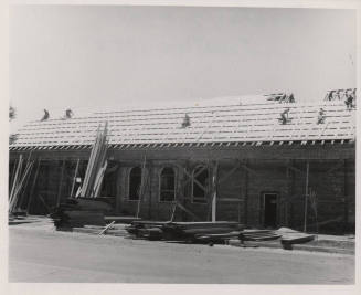 Photograph of First Congregational Church of Tempe Sanctuary construction new building.