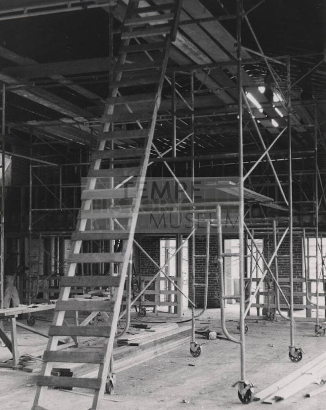 Photograph of First Congregational Church of Tempe new sanctuary construction.