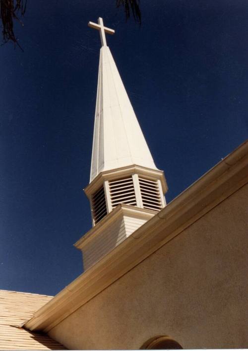 Photograph of First Congregational Church of Tempe Steeple