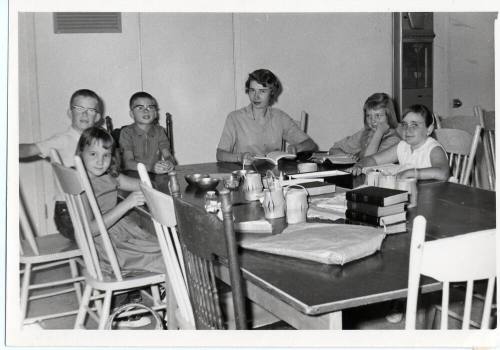 Photograph of classroom in the First Congregational Church of Tempe