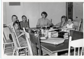 Photograph of classroom in the First Congregational Church of Tempe