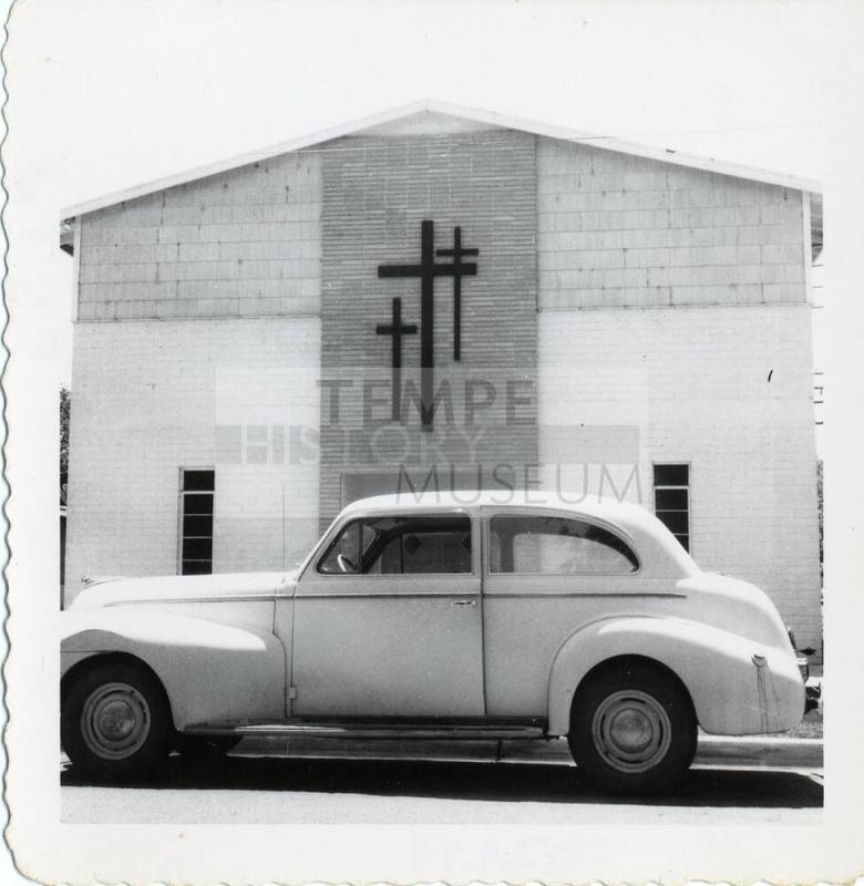 Photograph of entrance to First Congregational Church of Tempe