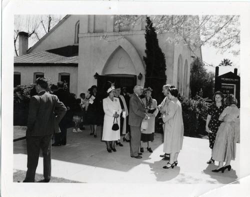 Photograph of Final Service at First Congregational Church of Tempe on March 30, 1952