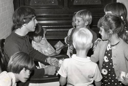 First Congregational Church Children with an Adult