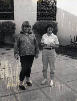 First Congregational Church Picture of Mary Pickett and a Friend
