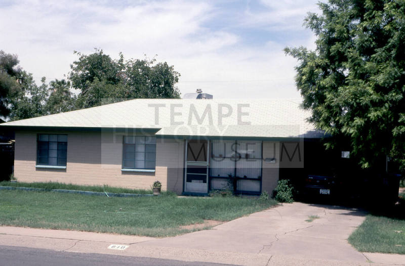 Property Address:  810 West Howe Street, Tempe, Arizona
Subdivision Address:  Tempe Terrace