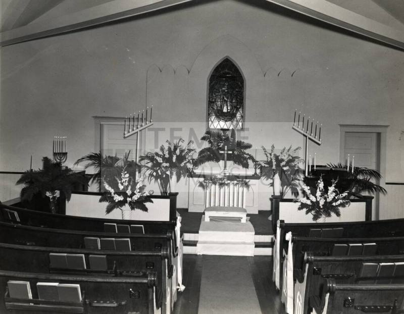 First Congregational Church: 1947 Altar photos