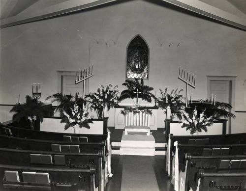 First Congregational Church: 1947 Altar photos