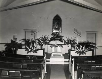 First Congregational Church: 1947 Altar photos