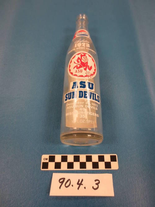 Pepsi Cola bottle, Sun Devils 1972 Fiesta Bowl champions