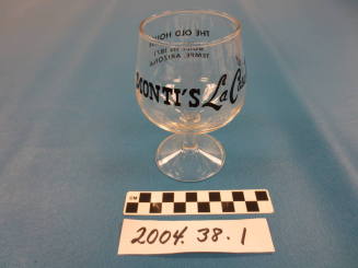 Cocktail glass from Monti's La Casa Vieja