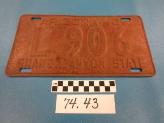1940 Arizona License Plate