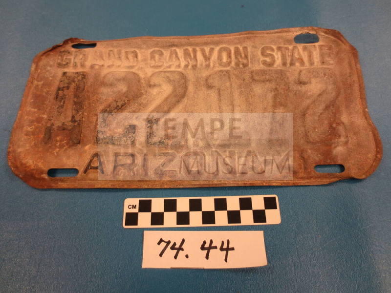 1941 Arizona License Plate