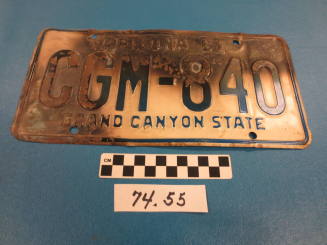 1961 AZ License Plate