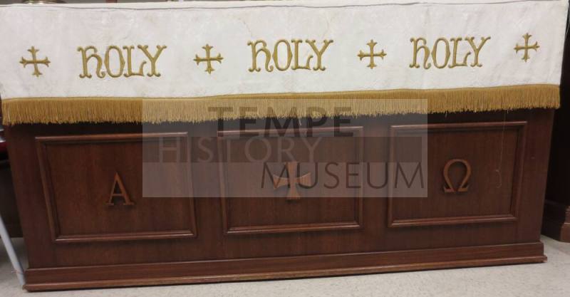 First Congregational Church of Tempe White Altar Linen Set