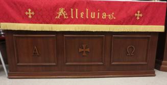First Congregational Church of Tempe Red Altar Linen Set