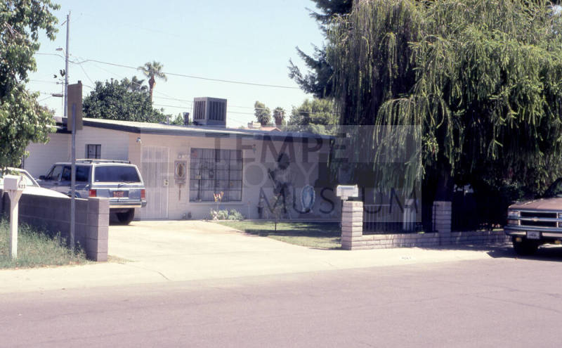 Property Address:  427 South Roberts Road, Tempe, Arizona
Subdivision Address:  Willacker Homes