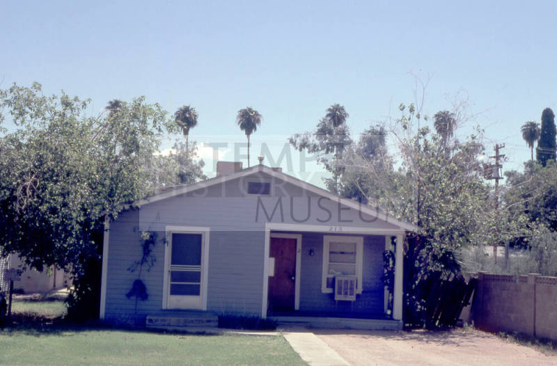 Property Address:  213 East 6th Street, Tempe, Arizona
Subdivision Address:  General