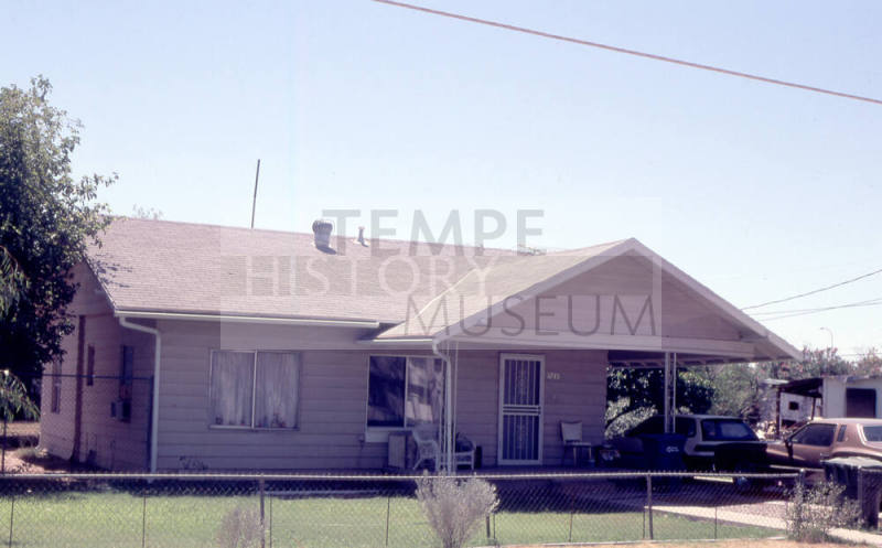 Property Address:  1235 East Spence Avenue, Tempe, Arizona
Subdivision Address:  Jen Tilly Terrace
