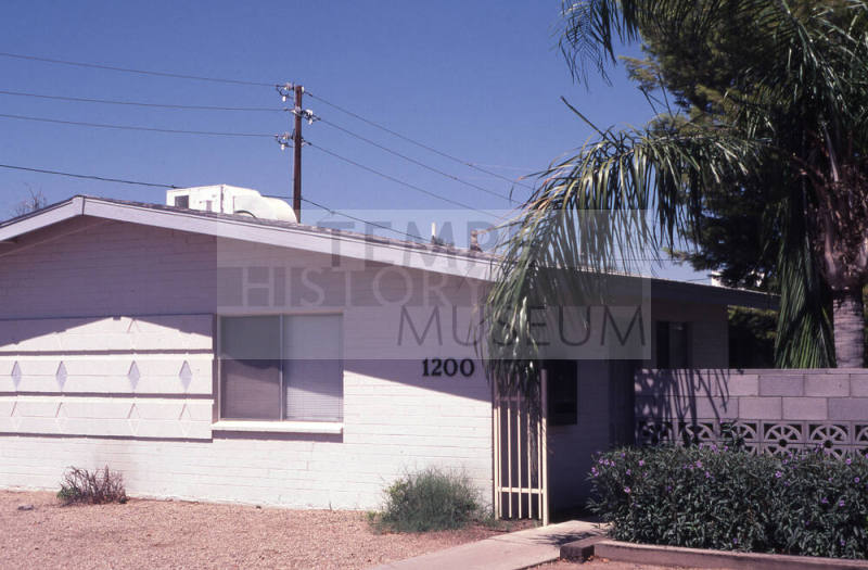 Property Address:  1200 East Spence Avenue, Tempe, Arizona
Subdivision Address:  Jen Tilly Terrace