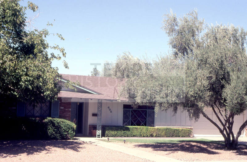 Property Address:  606 East Bishop Drive, Tempe, Arizona
Subdivision Address:  Broadmor Estates