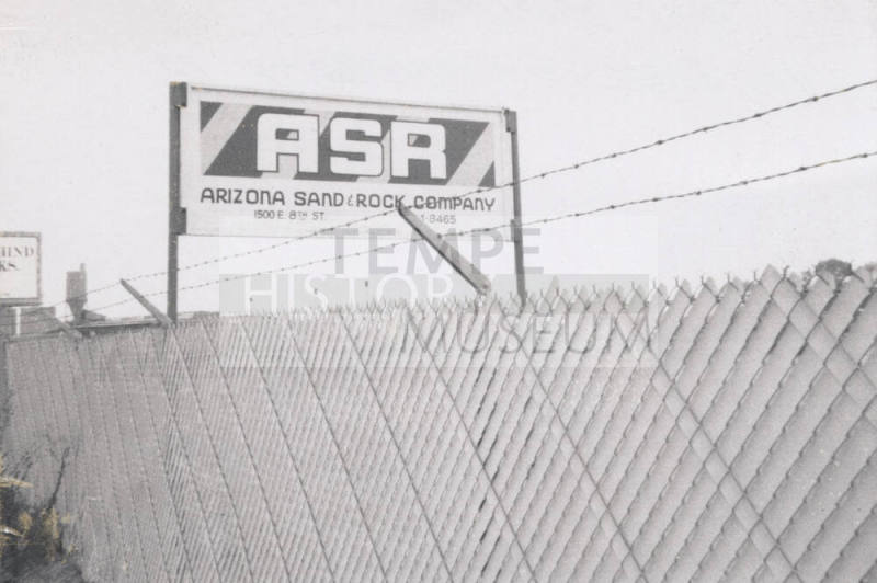 ASR-Arizona Sand & Rock Company - 1500 East 8th Street, Tempe, Arizona