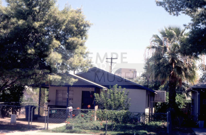 Property Address:  819 South Ash Avenue, Tempe, Arizona
Subdivision Address:  Gage Addition