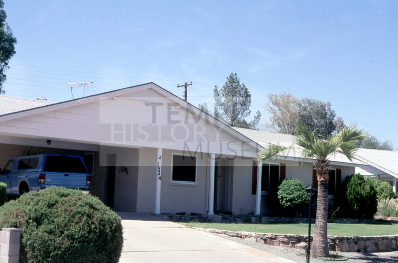 Property Address:  1524 North McAllister Avenue, Tempe, Arizona
Subdivision Address:  Cavalier Hills