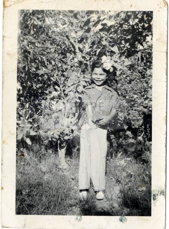 Marcie in an Orchard