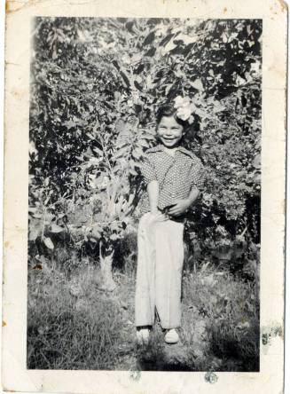 Marcie in an Orchard