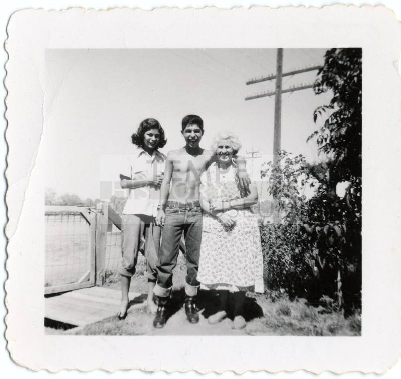 Three members of the Rodriguez family