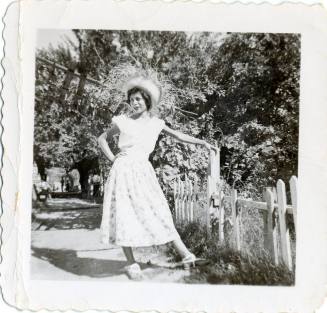 Marcie "Dressed Up" in the Yard