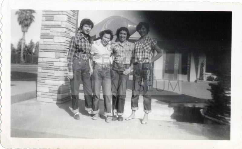 Marcie Rodriguez and three friends on walk from Phoenix to Tempe