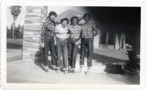 Marcie Rodriguez and three friends on walk from Phoenix to Tempe