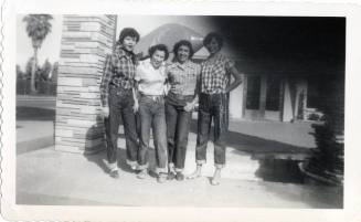 Marcie Rodriguez and three friends on walk from Phoenix to Tempe