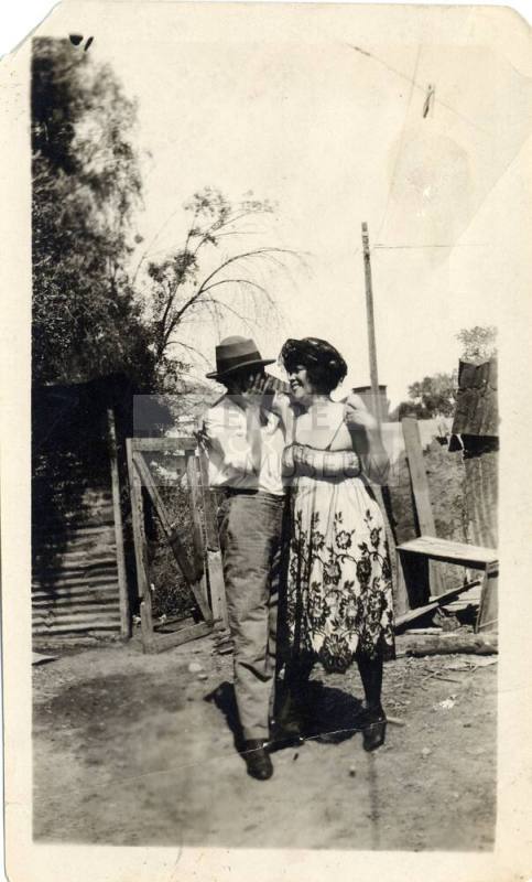 A  Couple in a Yard