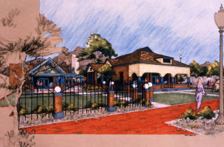 B. B. Moeur House, 634 S Myrtle, architectural sketch
