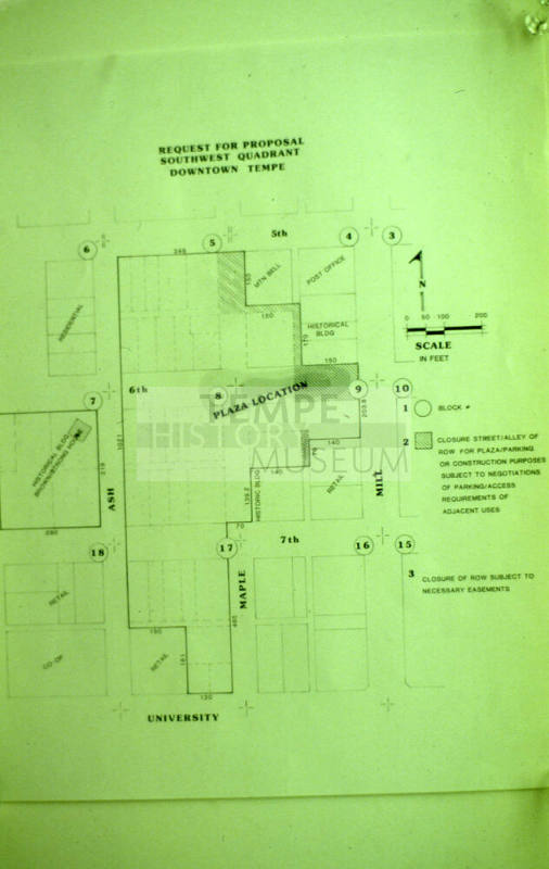 Centerpoint Plaza site map from RFP