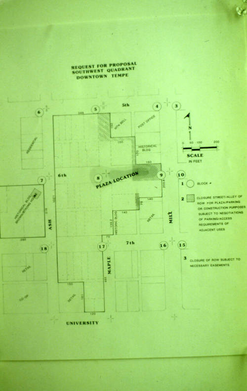 Centerpoint Plaza site map from RFP
