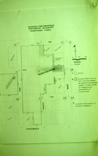 Centerpoint Plaza site map from RFP