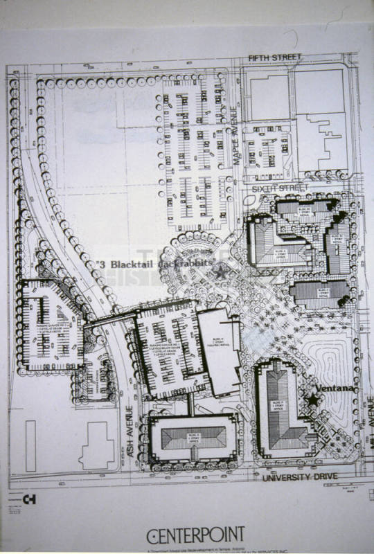 Architectural sketch of Centerpoint site