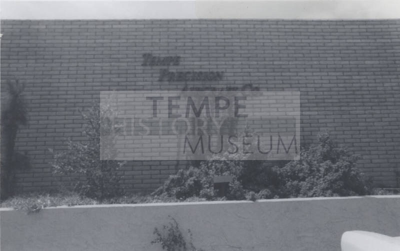Tempe Precision Aircraft Company - 1607 West 17th Street, Tempe, Arizona