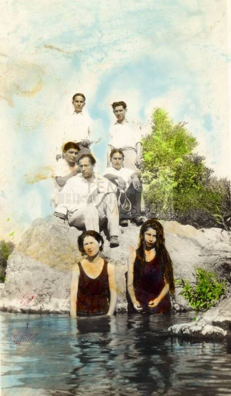 Young people in Salt River at Rural Road