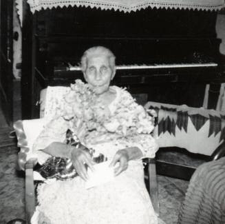 Inez Elias at Elias-Rodriguez house