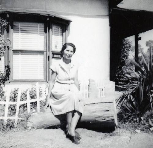Irene Rodriguez at Elias-Rodriguez House