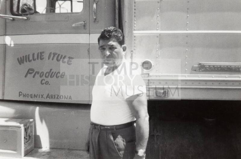 Ray Rodriguez with Itule Produce truck