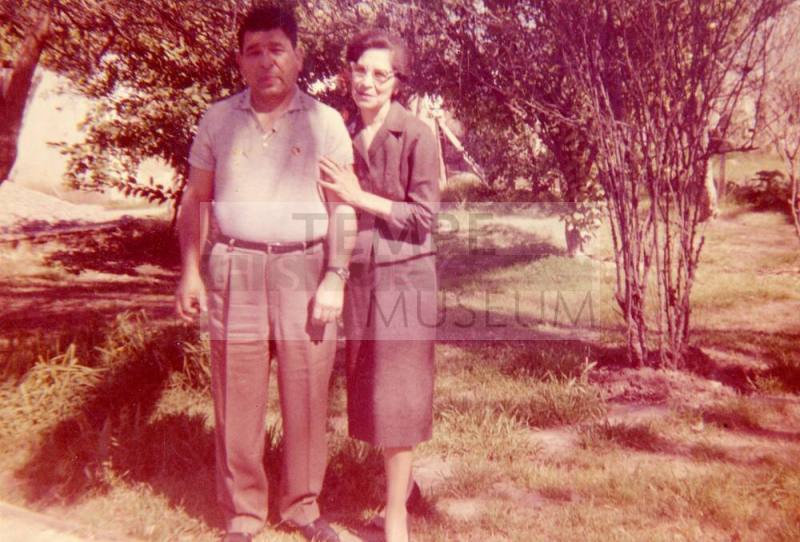 Ray and Irene Rodriguez at home